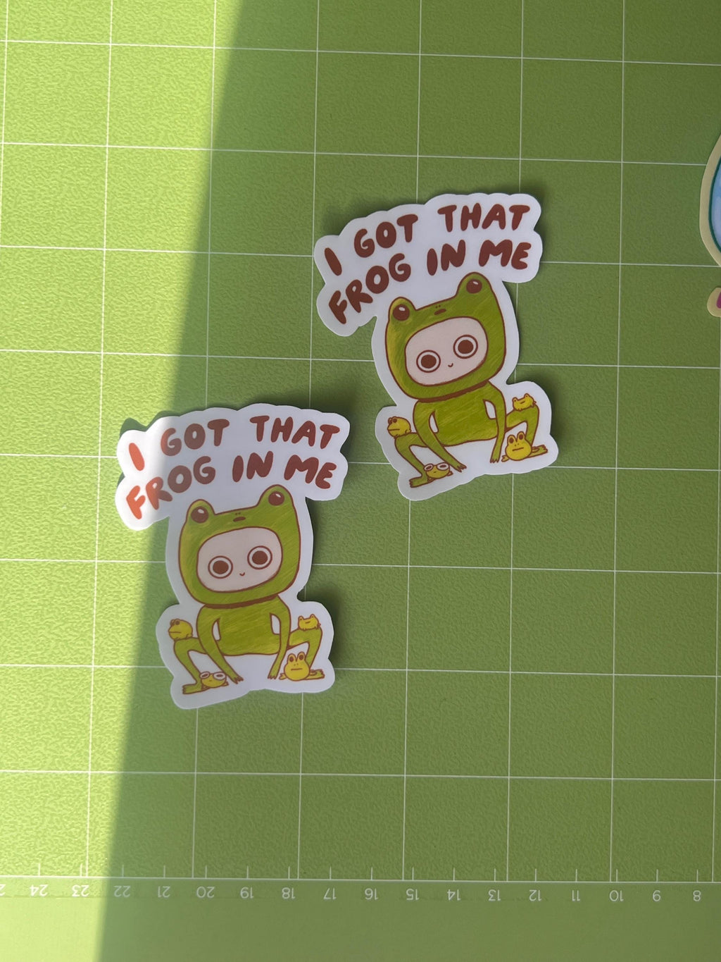 I Got That Frog In Me Sticker