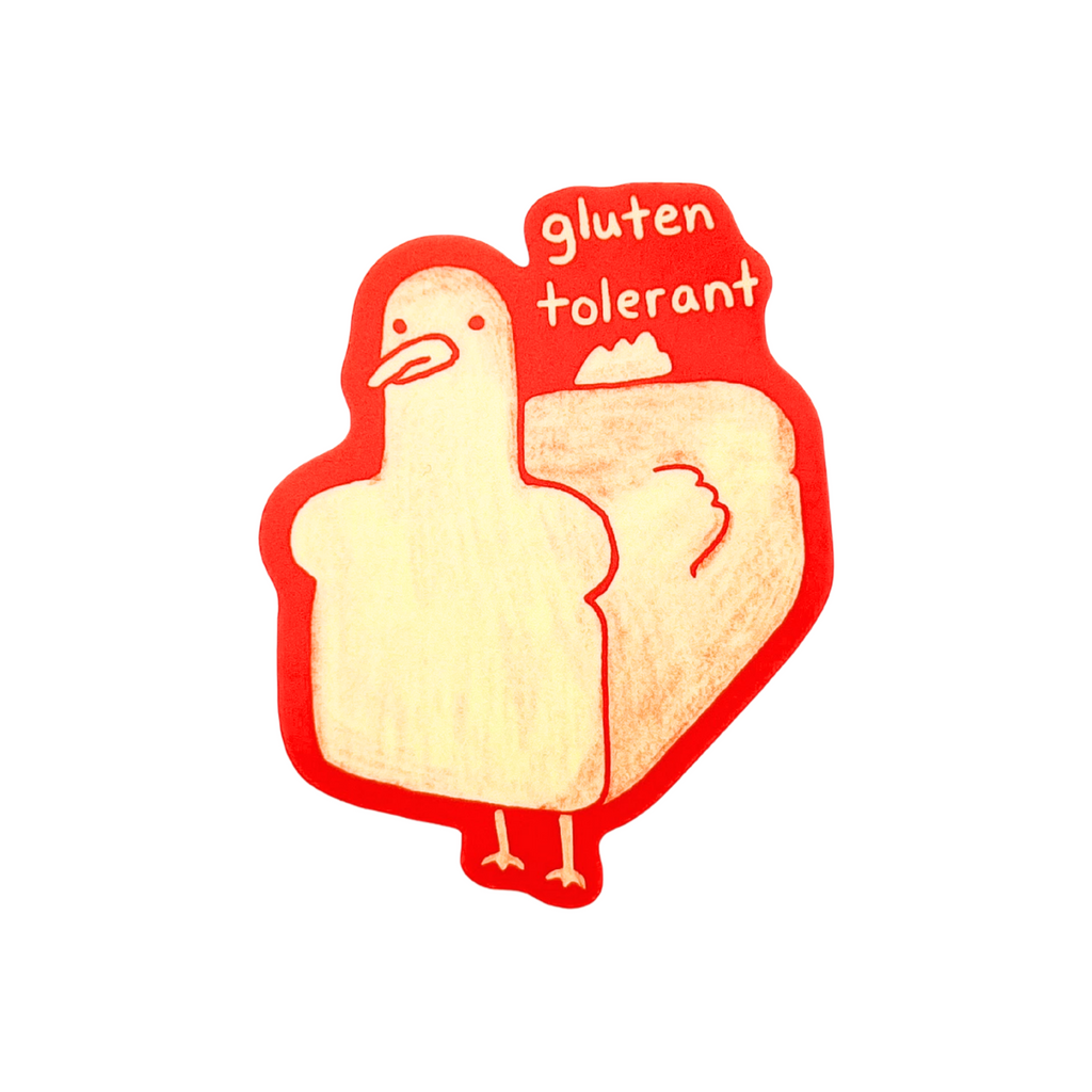 Gluten Tolerant Bird Sticker