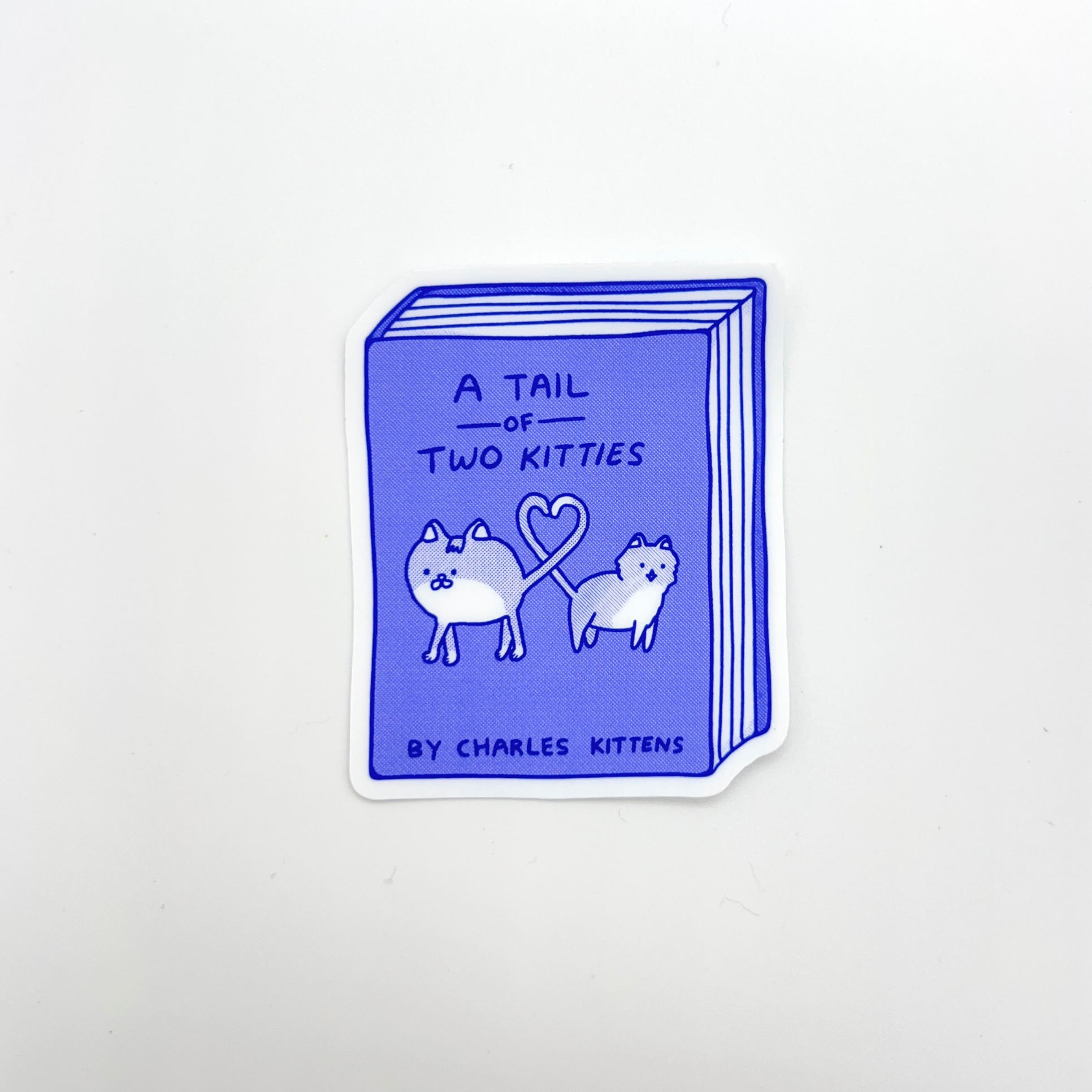 Tail of Two Kitties Sticker