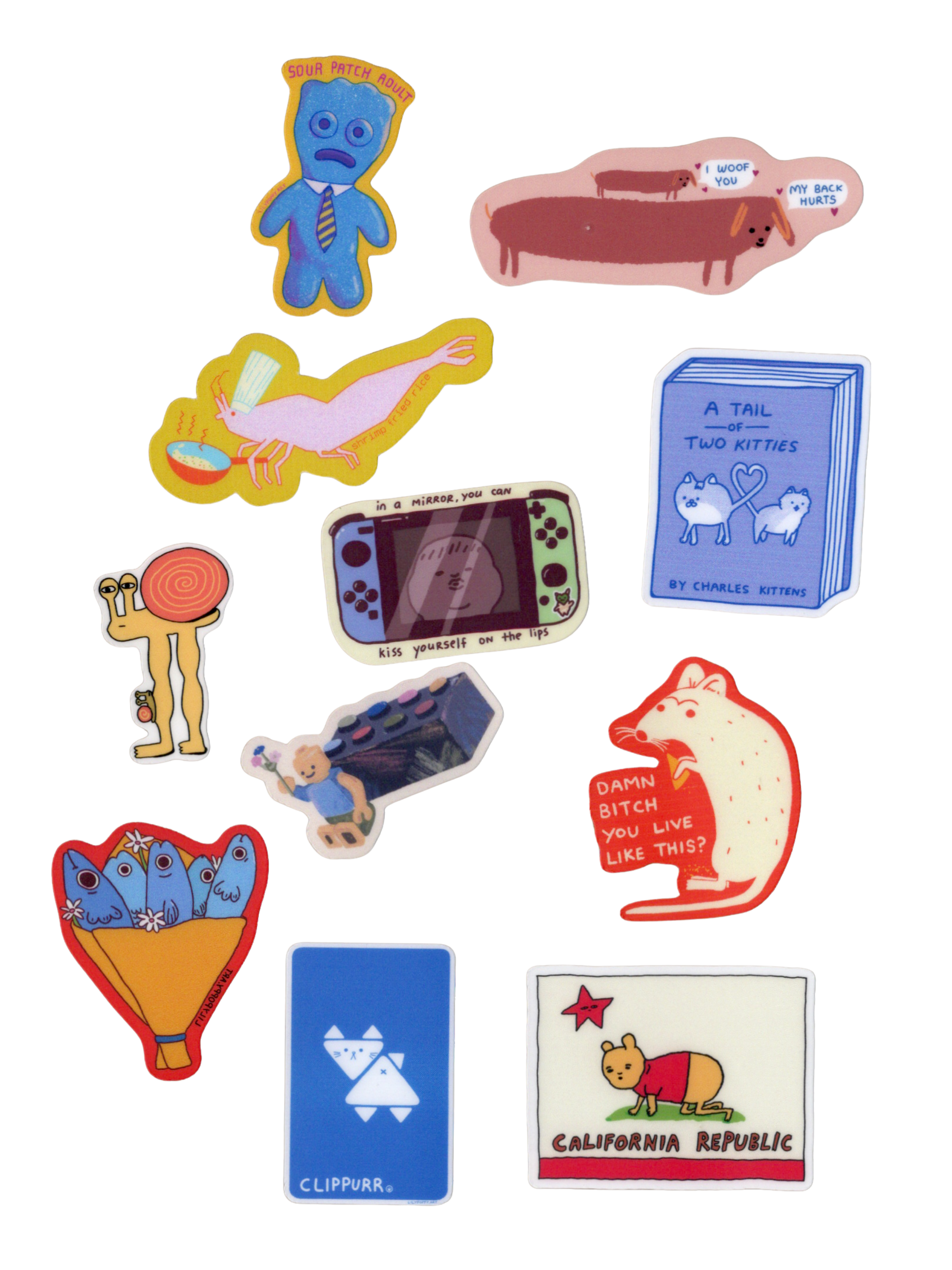 Mystery Mini Sticker Pack of 10