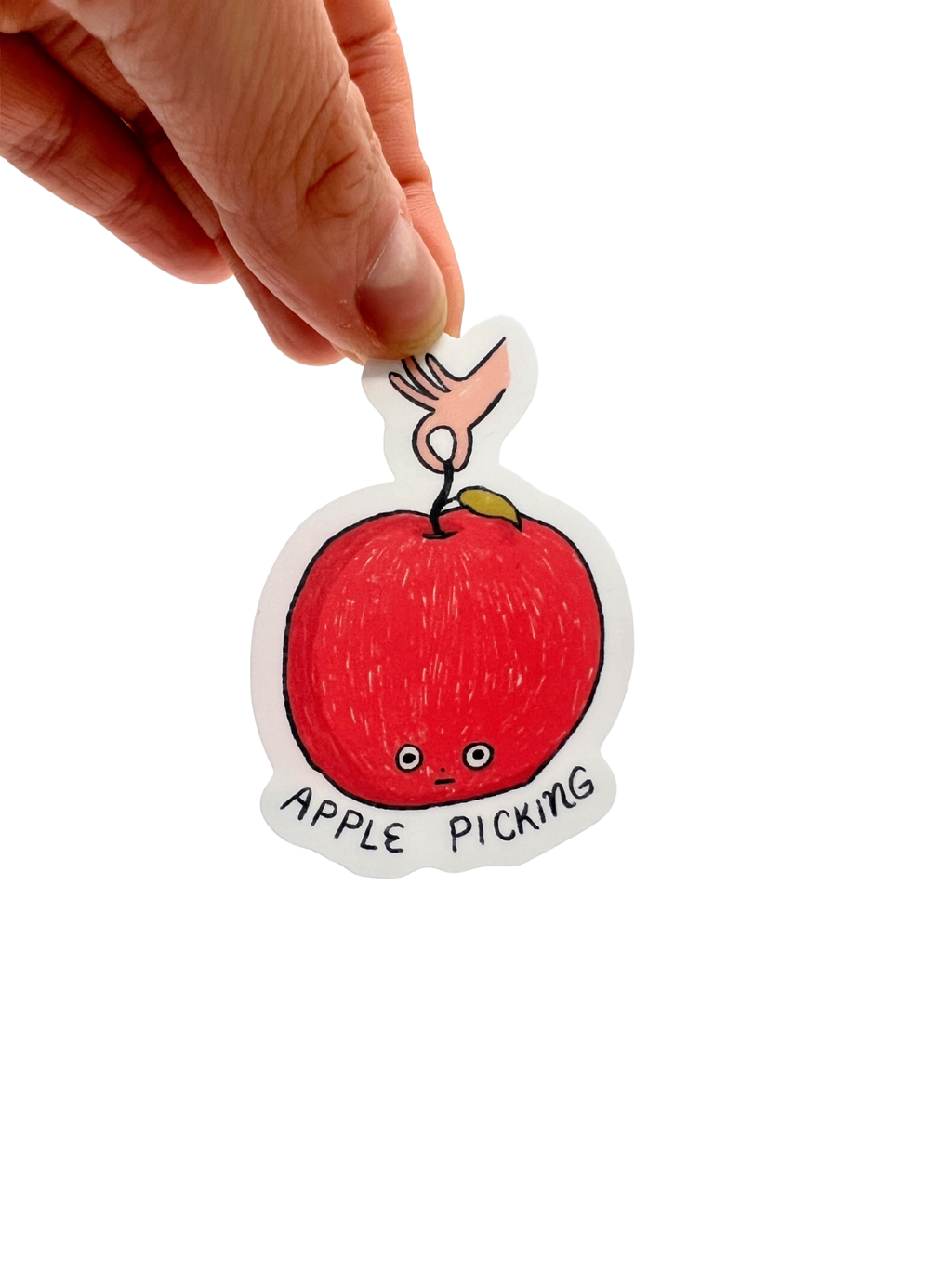 Apple Picking Sticker