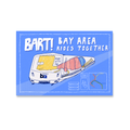 Bart Rides BART Train