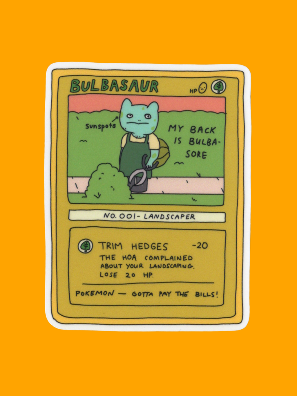 Bulbasaur Sticker