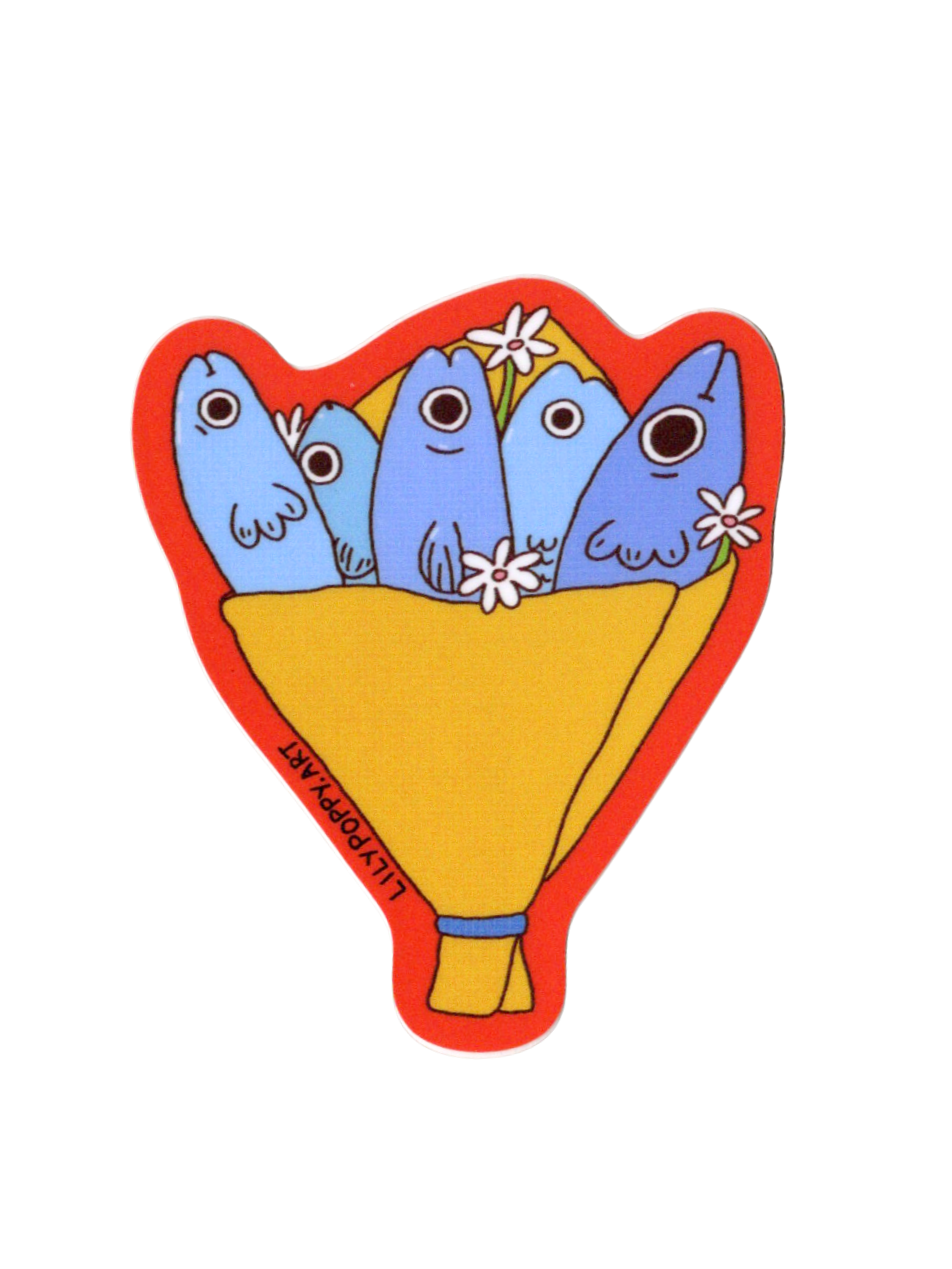 Fish Bouquet Sticker