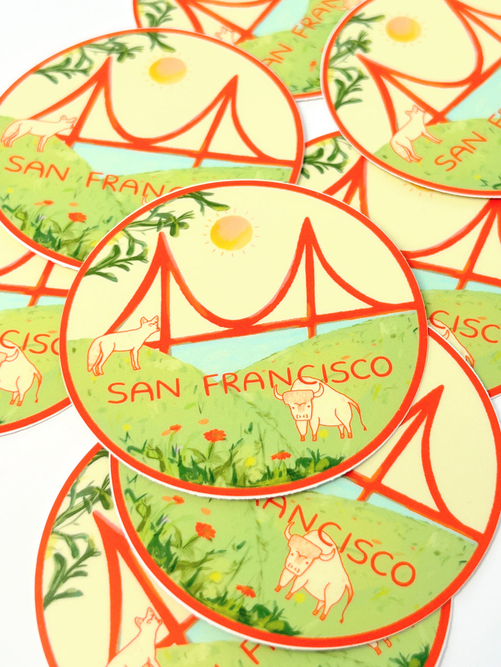 San Francisco Critters Sticker