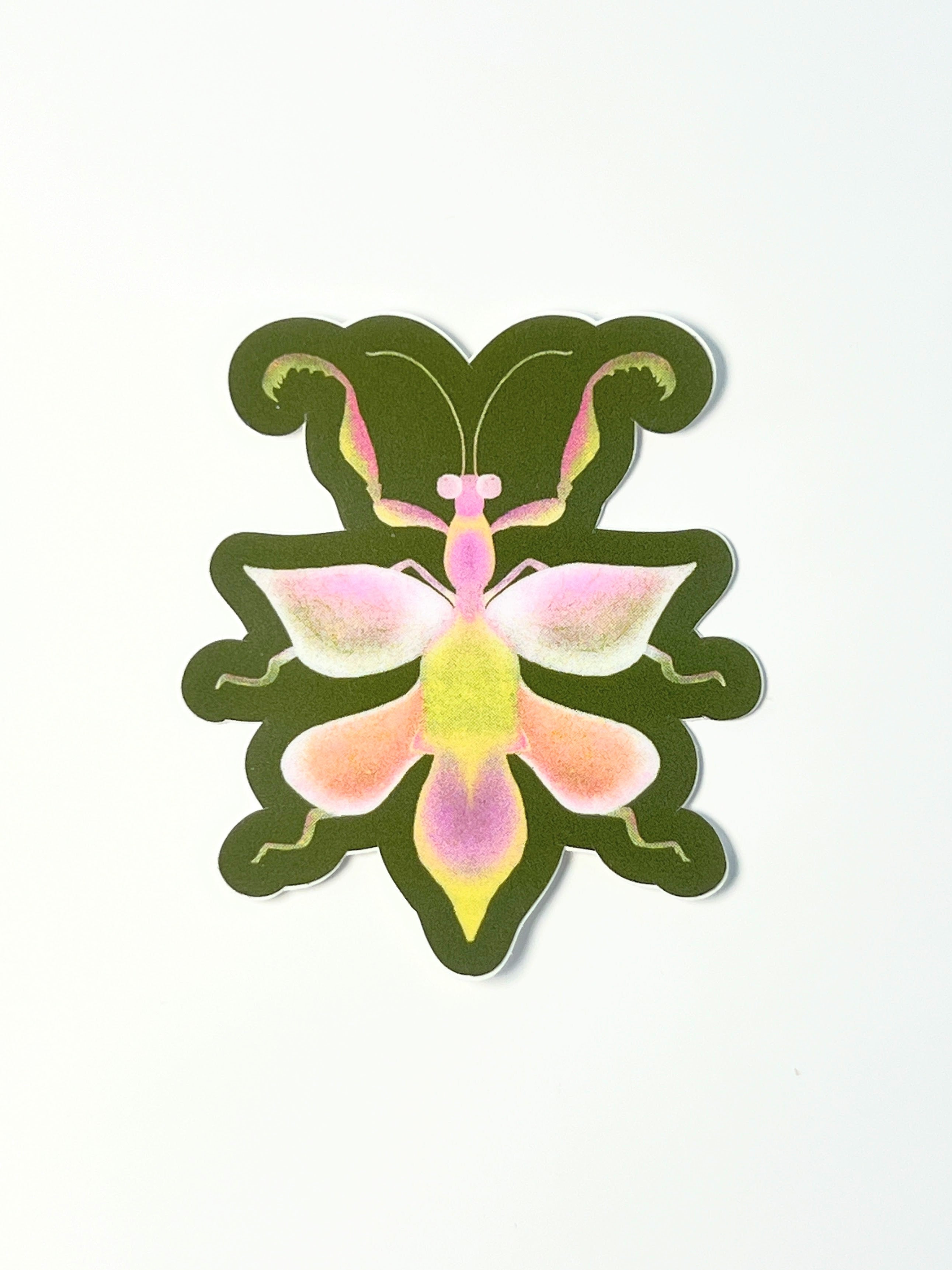Orchid Mantis Sticker