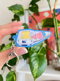 Bart Rides BART Train Keychain