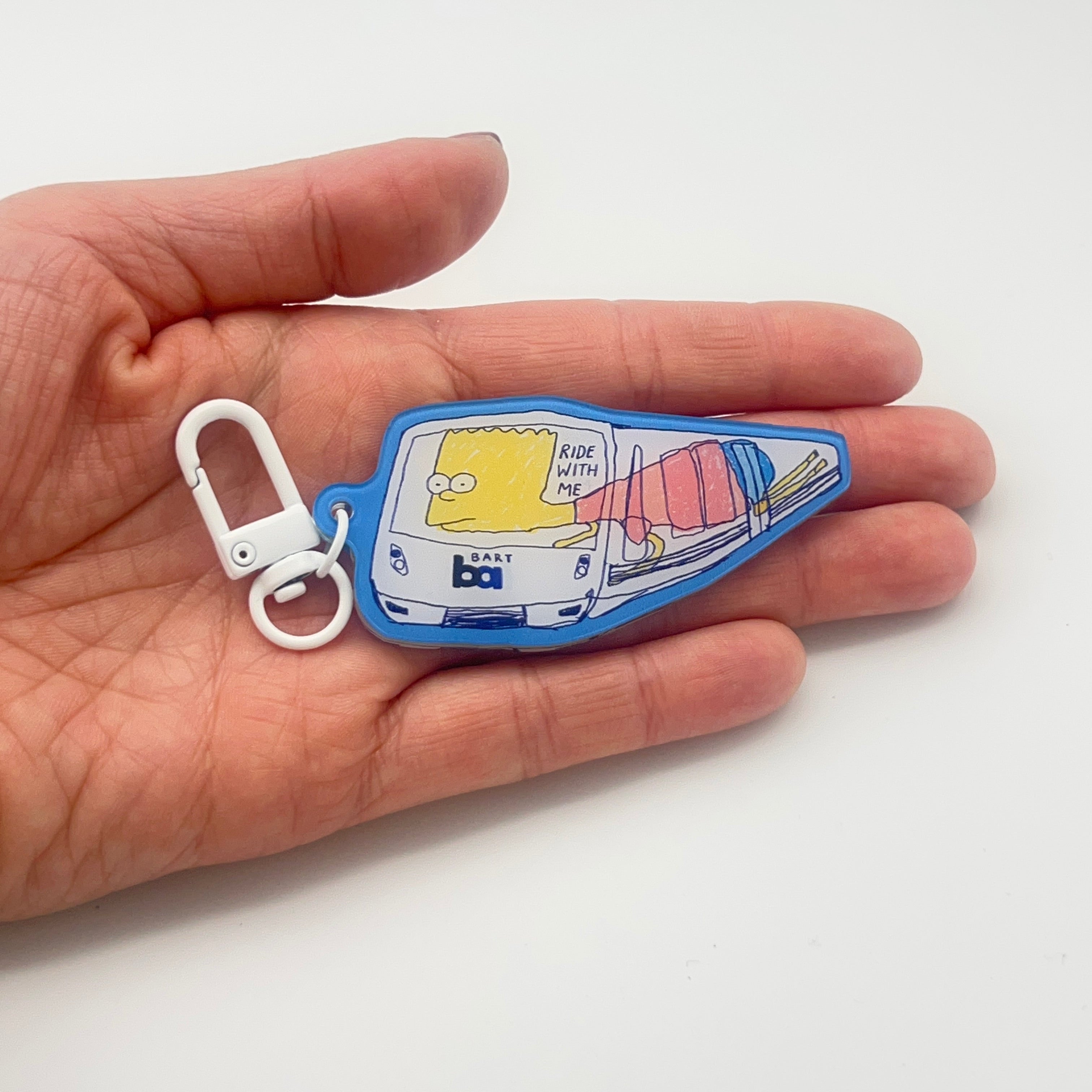 Bart Train Keychain