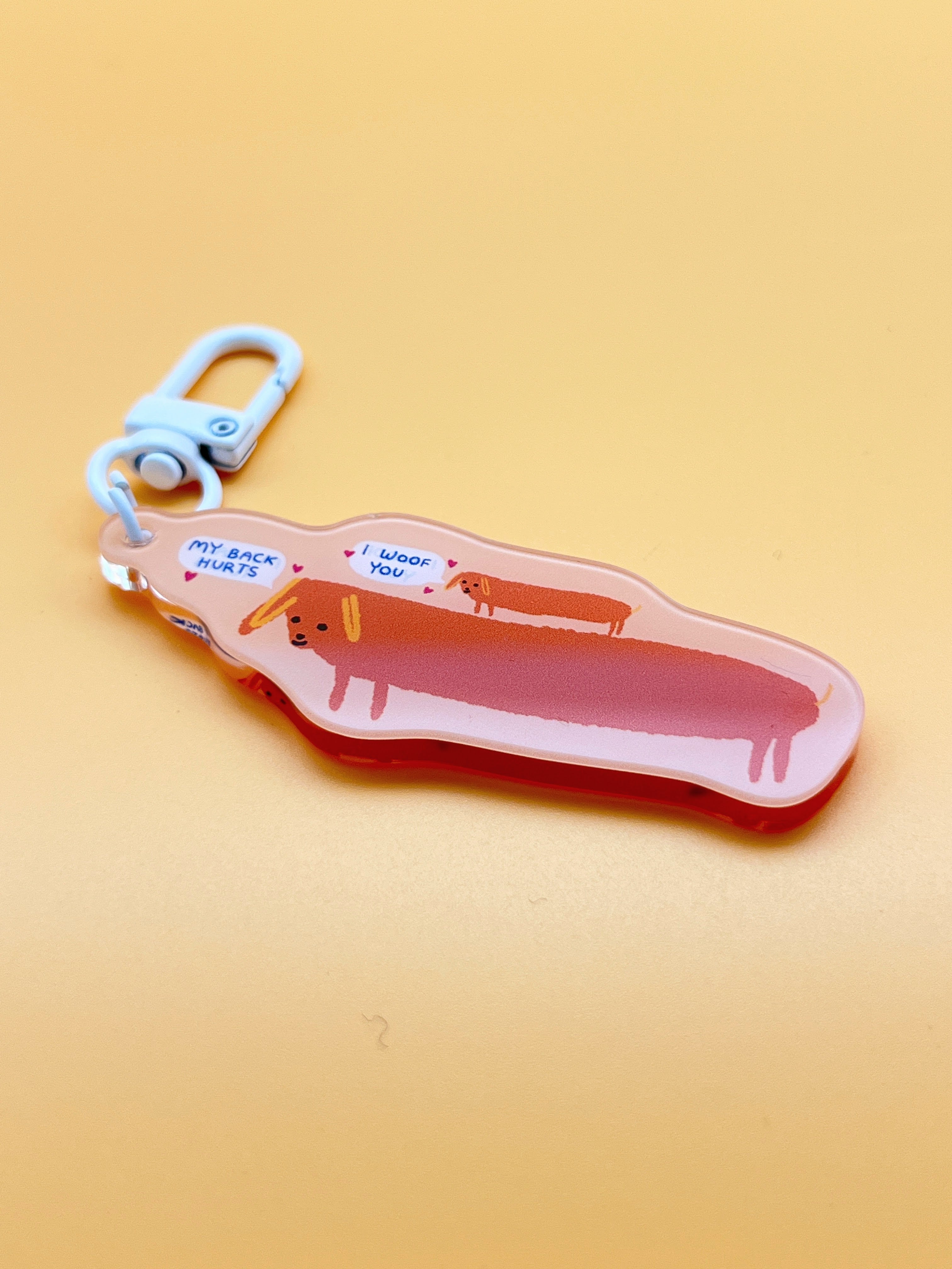 I Woof You Dog Keychain