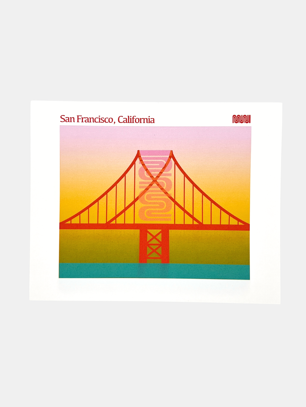 San Francisco Golden Gate Bridge x MUNI