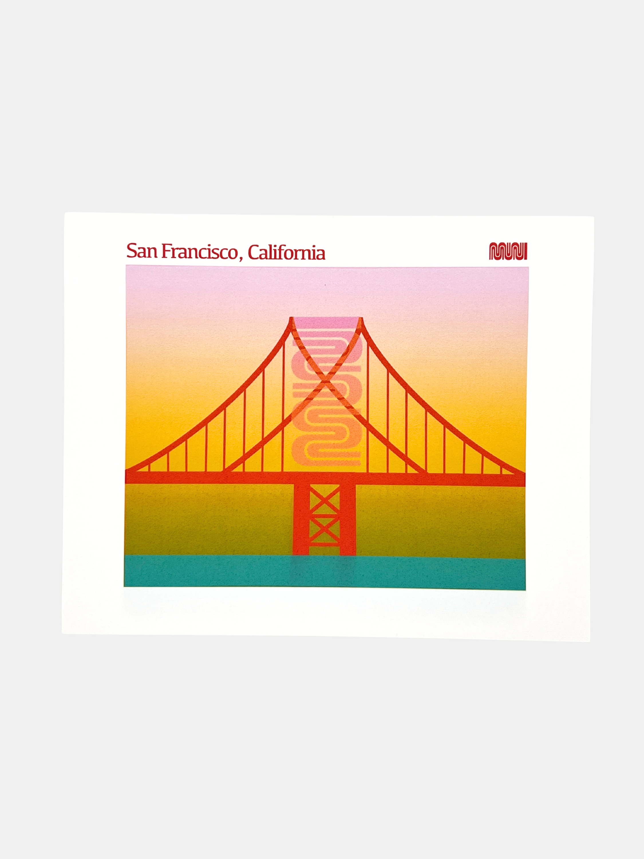 San Francisco Golden Gate Bridge x MUNI
