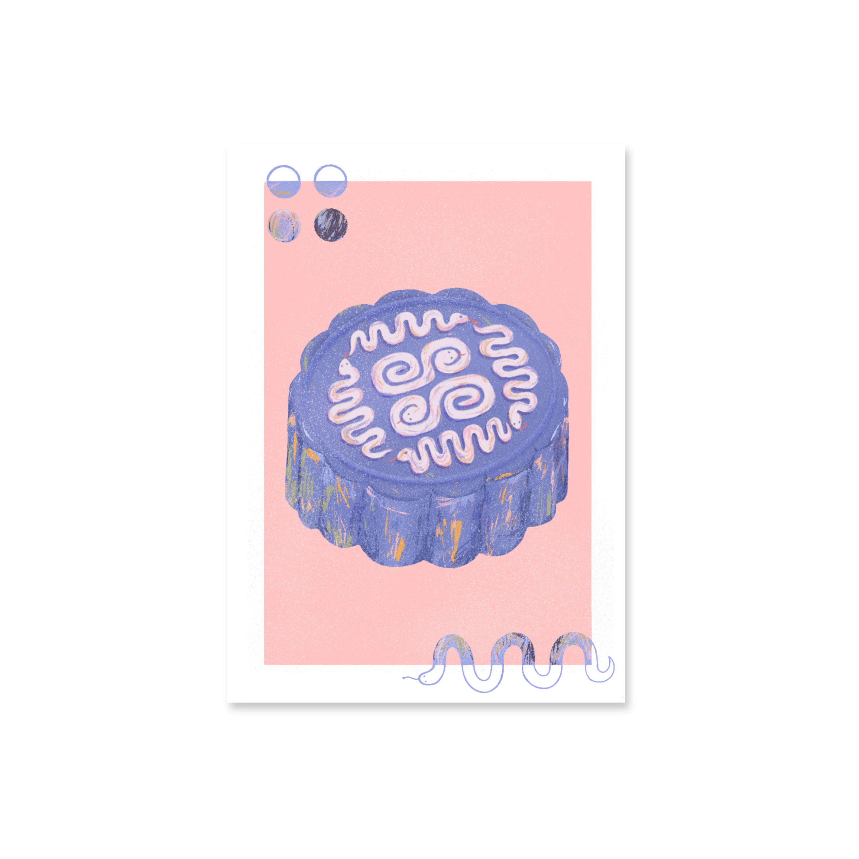 Mooncake Snake Print