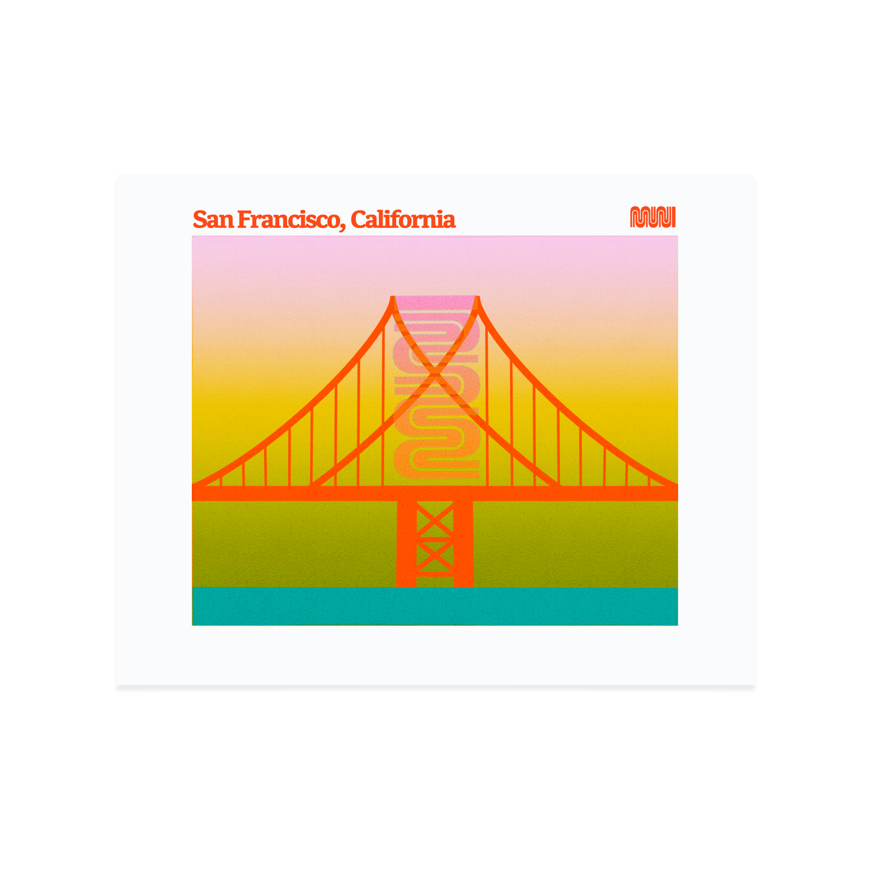 San Francisco Golden Gate Bridge x MUNI
