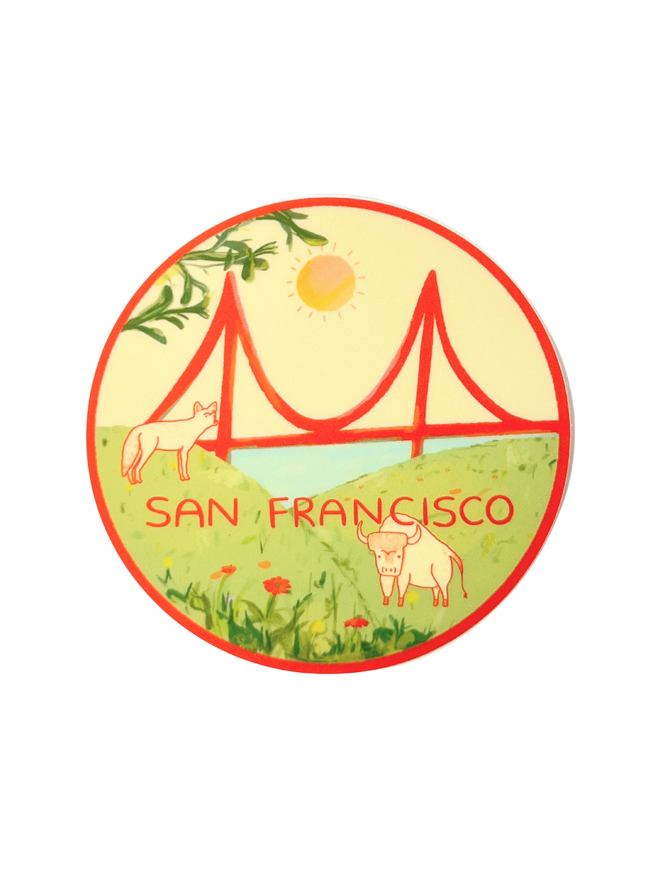San Francisco Critters Sticker