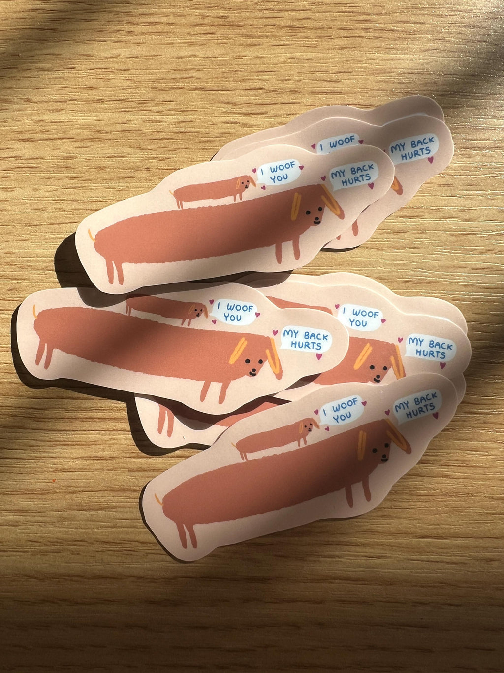 I Woof You Dog Sticker