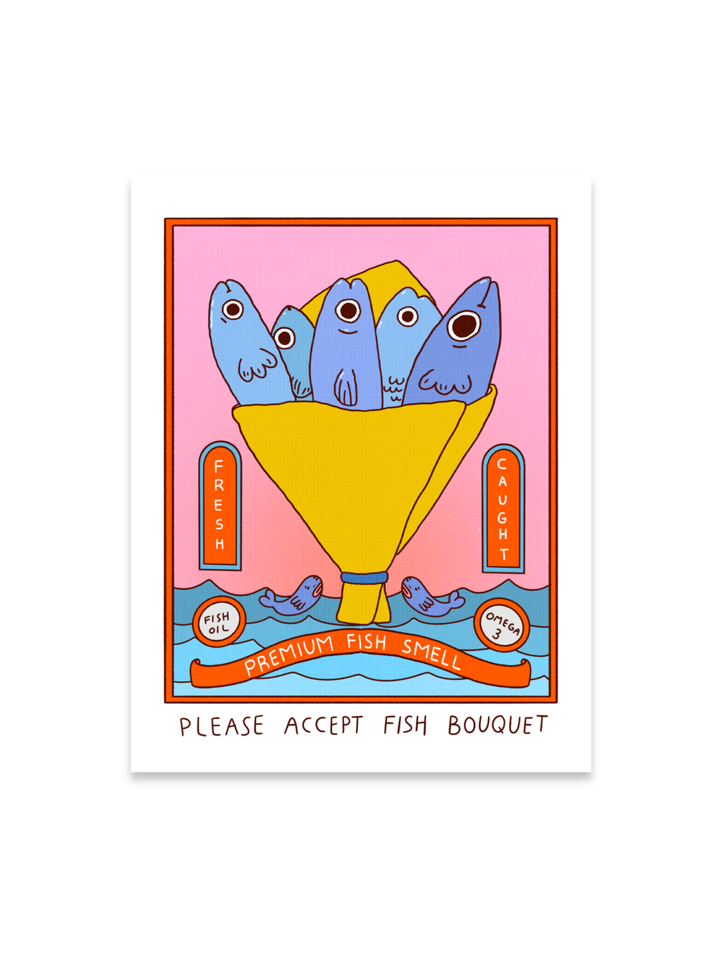 Fish Bouquet Greeting Card