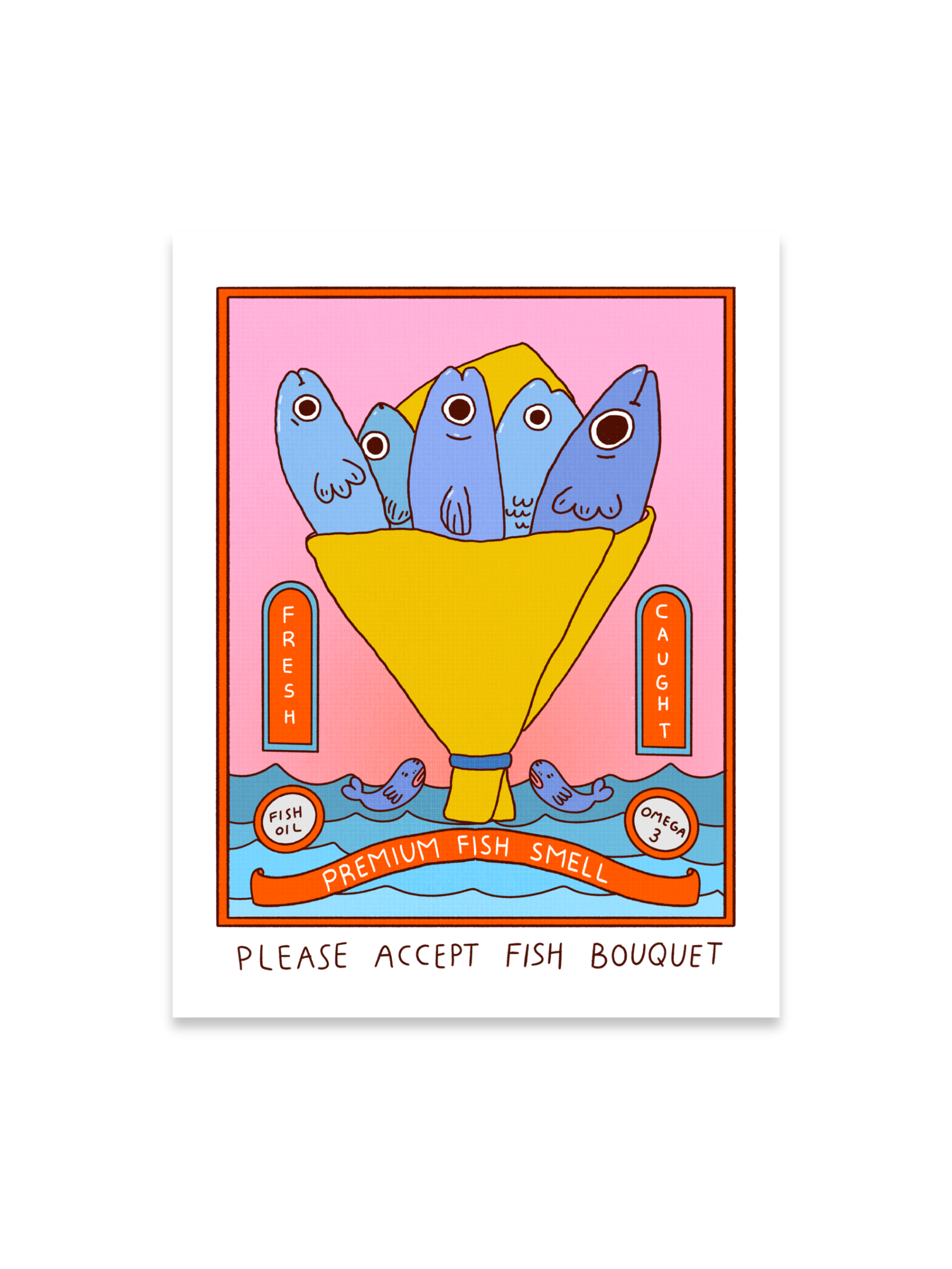 Fish Bouquet Greeting Card