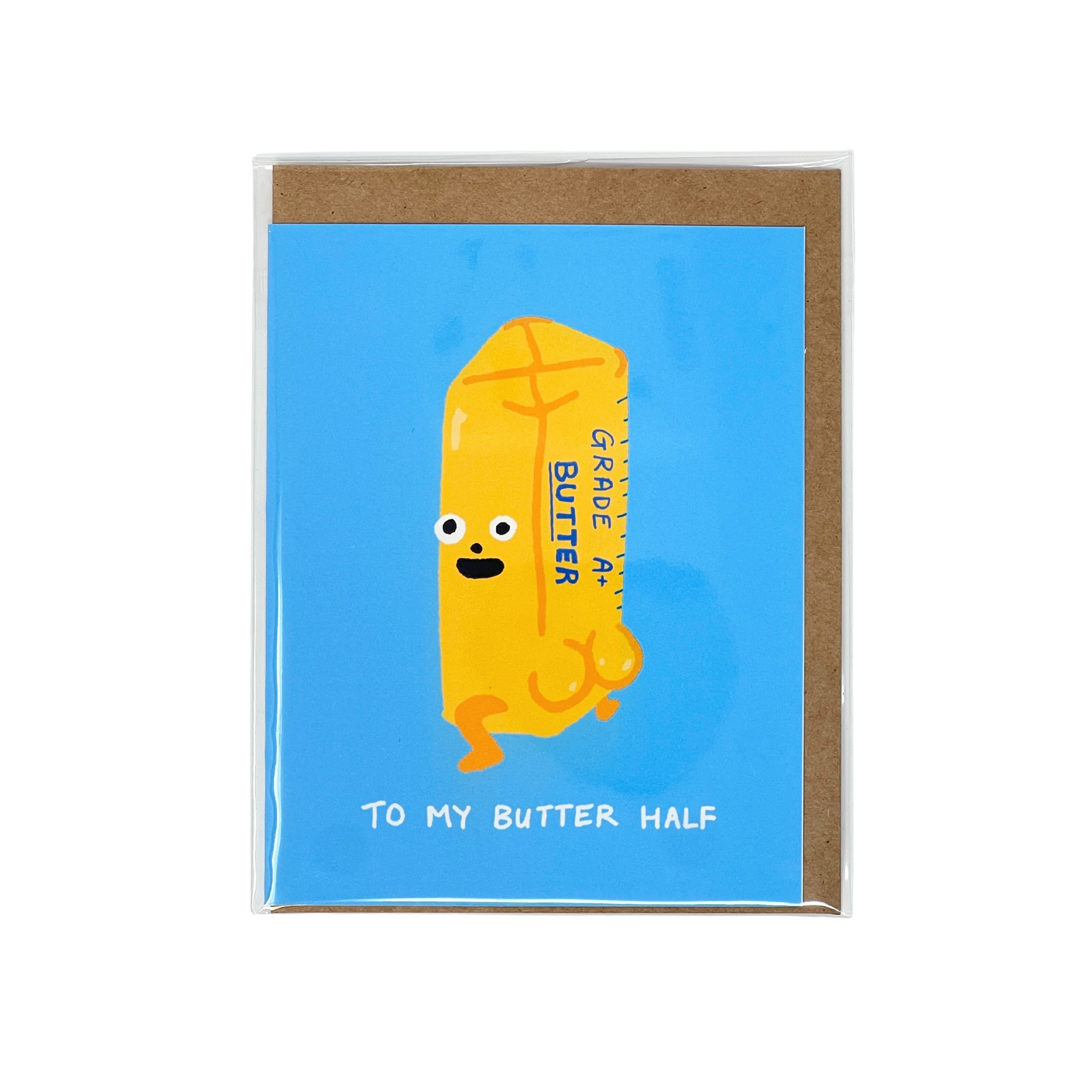 Butter Half Greeting Card